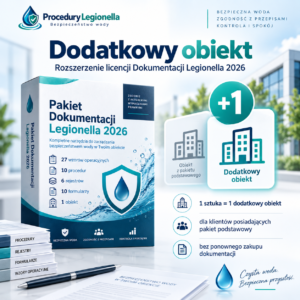 Dodatkowy obiekt – rozszerzenie licencji Dokumentacji Legionella 2026