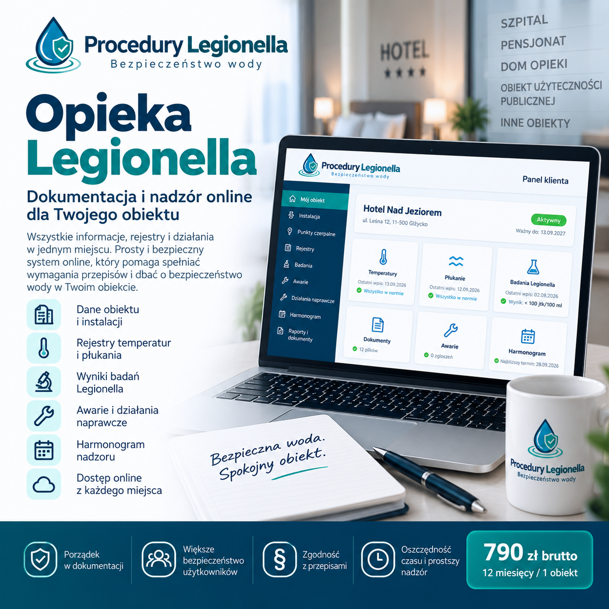 Profesjonalny nadzór nad bezpieczeństwem wody